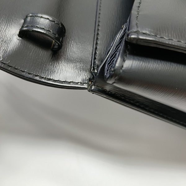 Calfskin Shoulder Bag Black