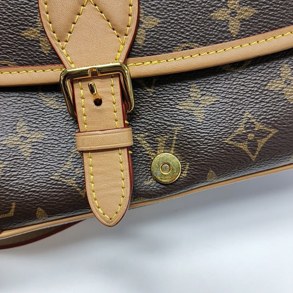 DIANE Monogram Coated Canvas Brown