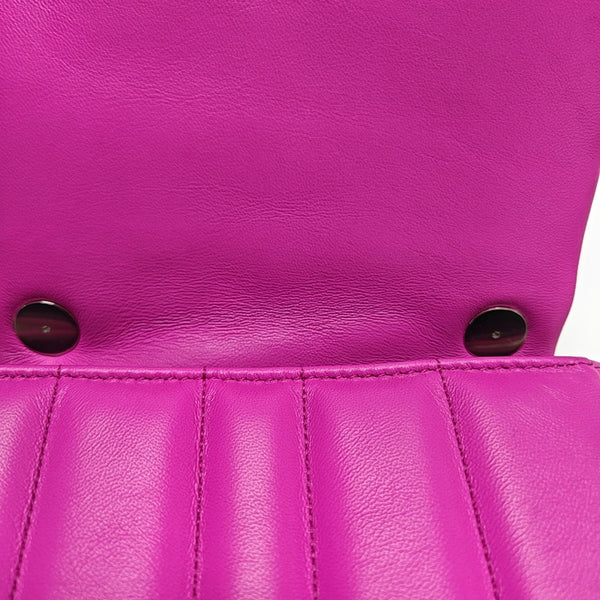 BVLGARI Quilted Lambskin Purple