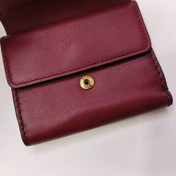 Calfskin Wallet Red