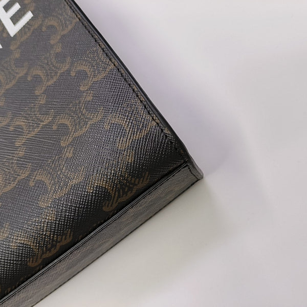 CABAS CELINE Mini Coated Canvas Brown