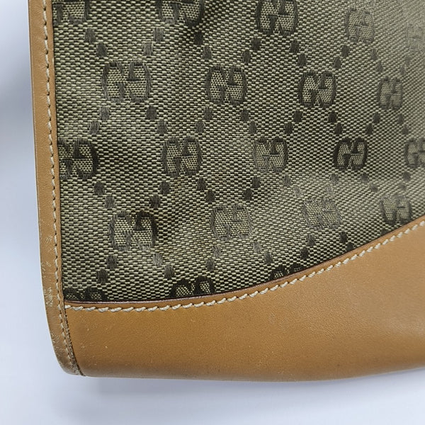 Canvas Clutch Green