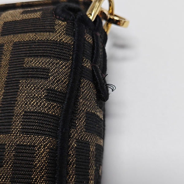 Baguette Mini Fabric Brown