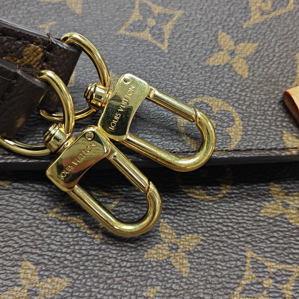 MÉTIS MM Monogram Coated Canvas Brown