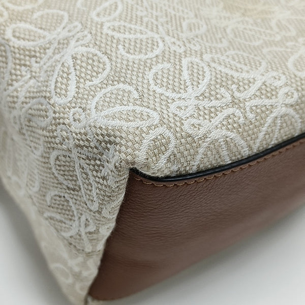 Anagram Small Monogram Canvas Beige