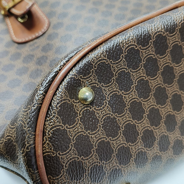 MACADAM TOTE Coated Canvas Brown