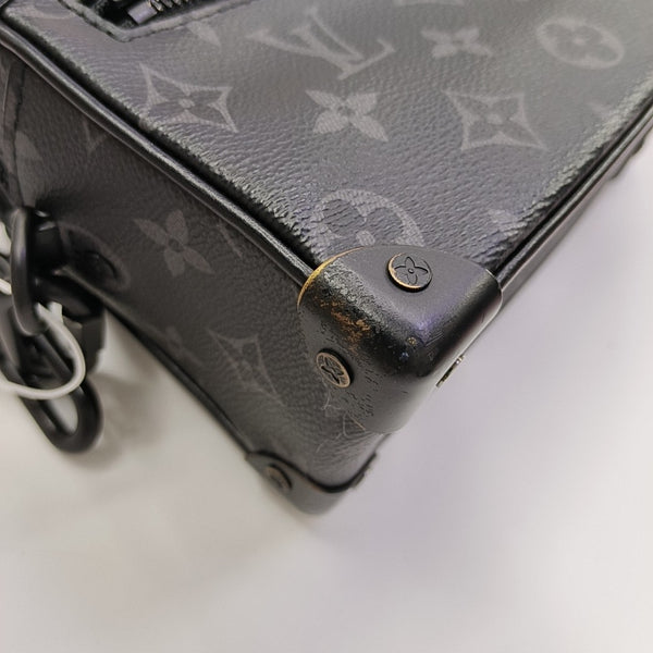 SOFT TRUNK Mini Monogram Coated Canvas Black