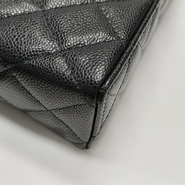 Quilted Grained Calfskin Black