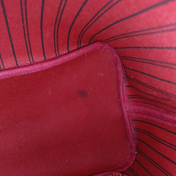 NEVERFULL MM Monogram Coated Canvas Brown