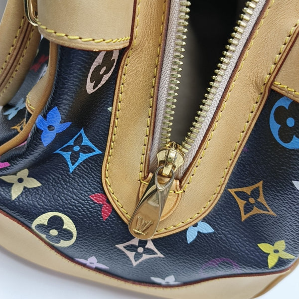 CLAUDIA Monogram Coated Canvas Black