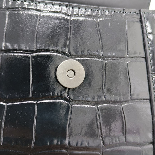 Hourglass Small Calfskin Black