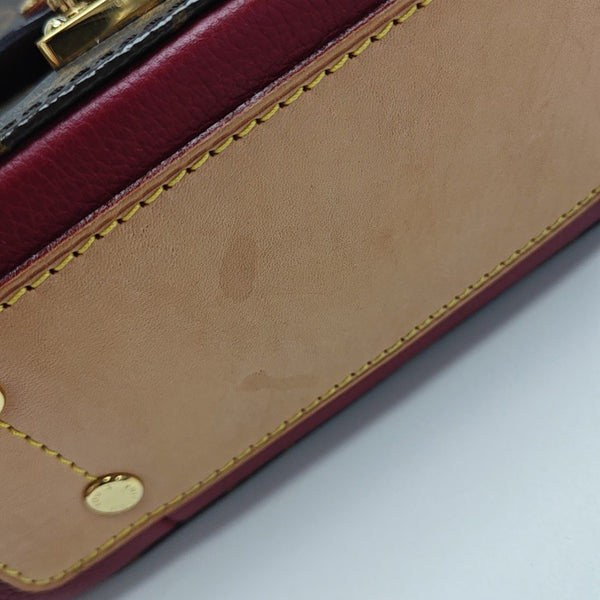 EDEN MM Monogram Coated Canvas Brown