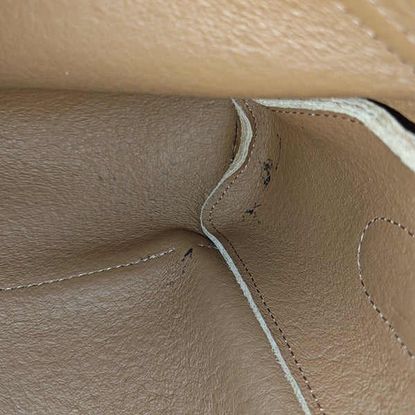 Calfskin Shoulder Bag Brown