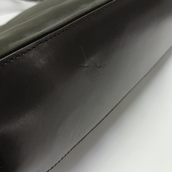 Nylon Top Handle Bag Green
