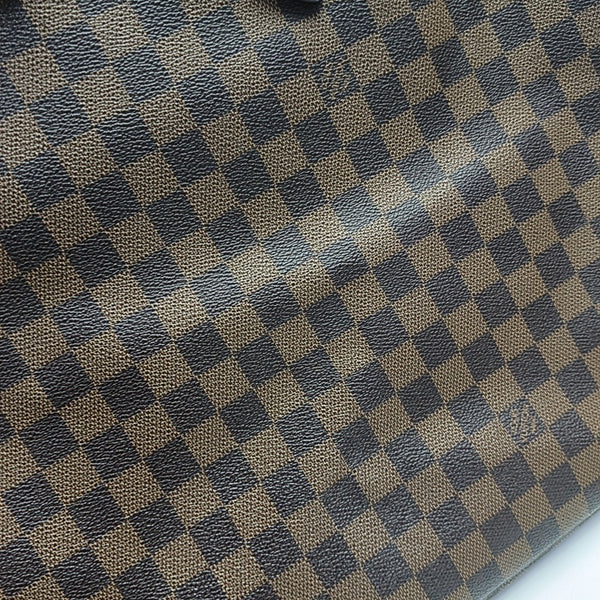 NEVERFULL GM Damier Ebene Coated Canvas Brown