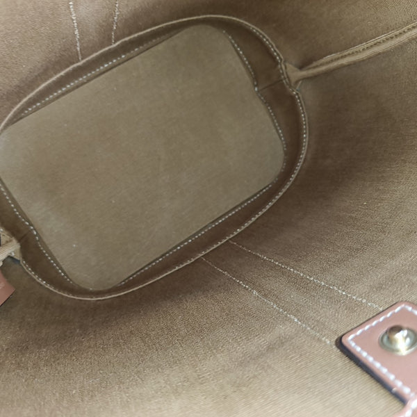 TRIOMPHE CANVAS Small Coated Canvas Brown