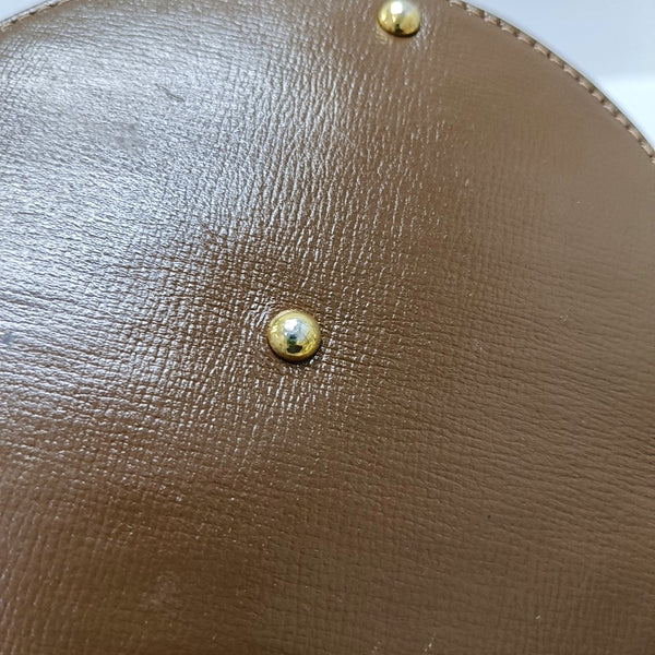 Authenticated pre-owned Horsebit 1955 Small Coated Canvas Beige - Bucket Bag at Looply