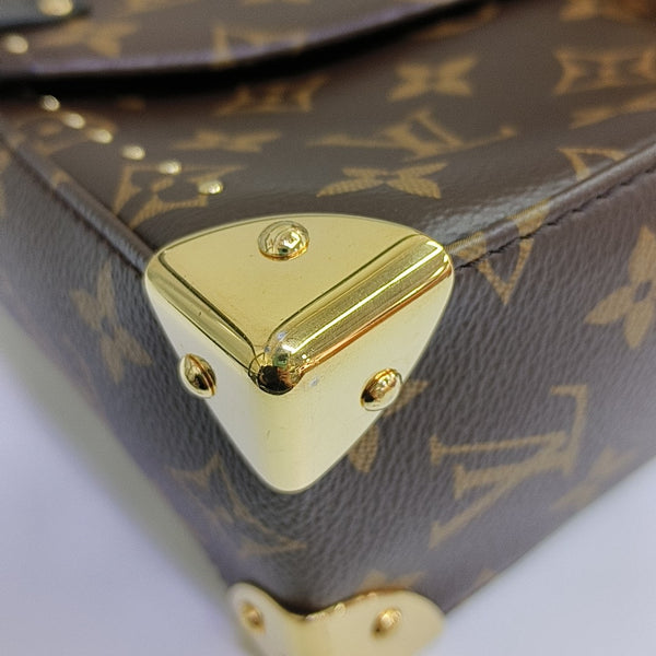 TRUNKIE Monogram Coated Canvas Brown