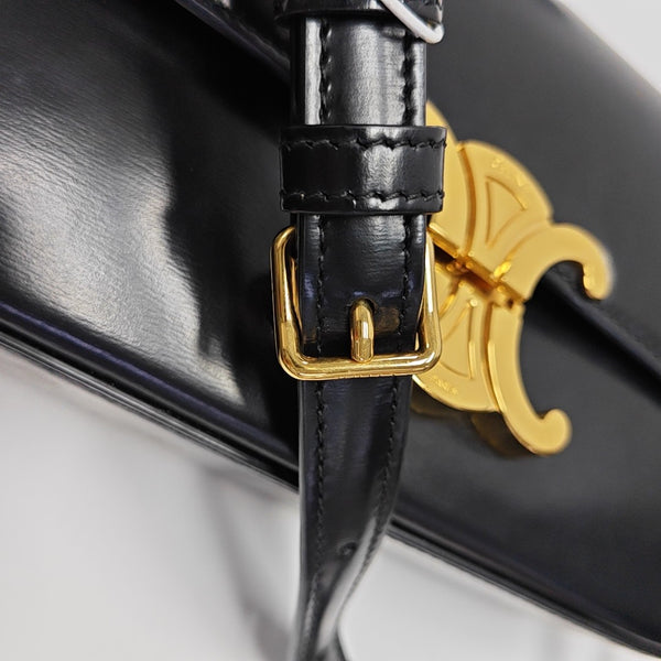 TRIOMPHE Small Calfskin Black