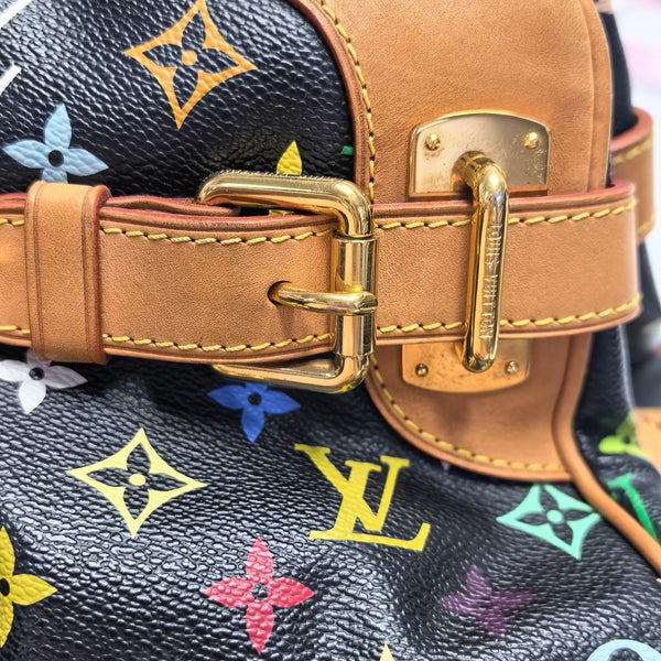 LV × TM CLAUDIA Monogram Coated Canvas Black
