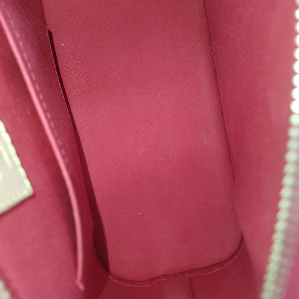 ALMA BB Monogram Patent Leather Red