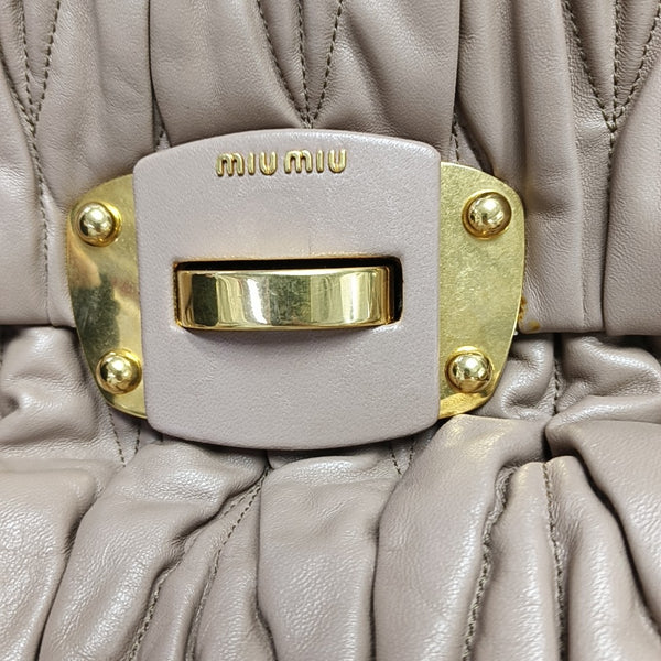Quilted Lambskin Shoulder Bag Pink