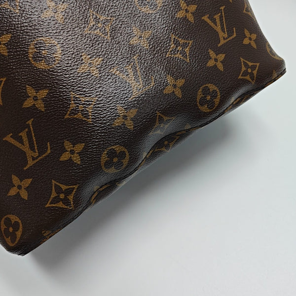 NÉONOÉ MM Monogram Coated Canvas Brown