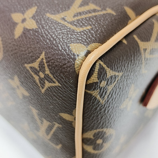 SPEEDY 20 Monogram Coated Canvas Brown