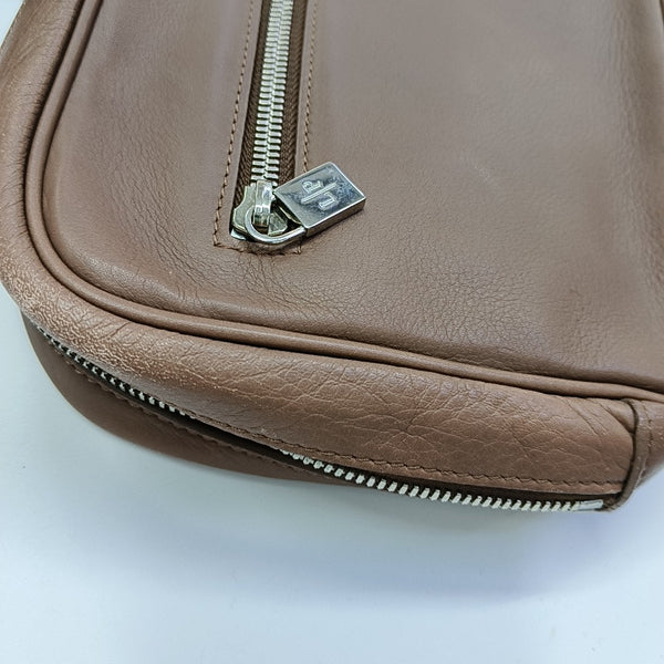Calfskin Clutch Beige