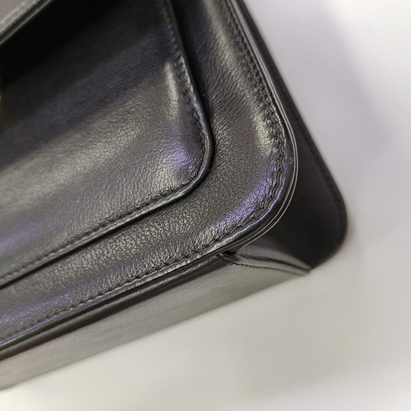 Calfskin Shoulder Bag Black