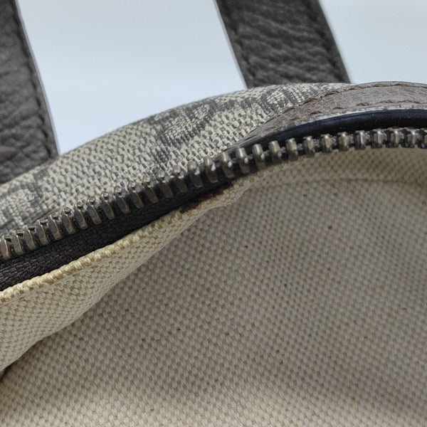 Ophidia Small Monogram Coated Canvas Beige