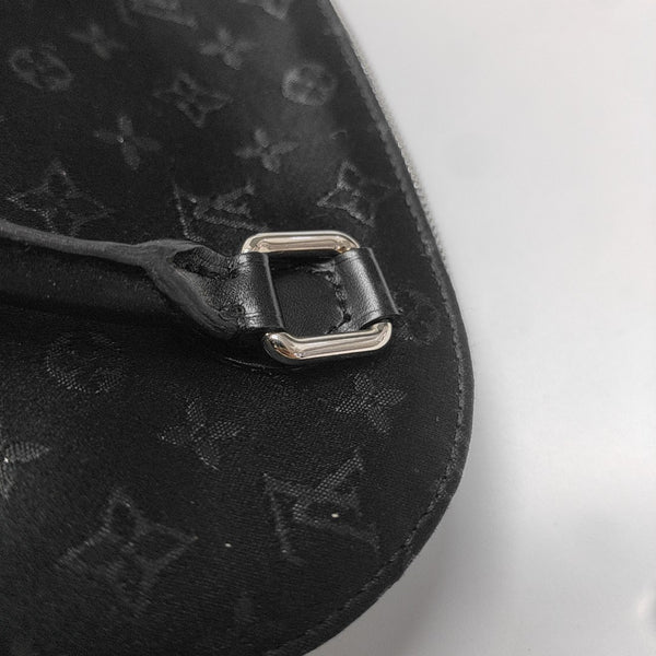 ALMA Mini Monogram Silk Satin Black