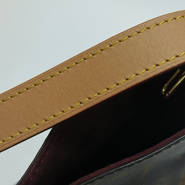 ALL IN Monogram Coated Canvas Brown