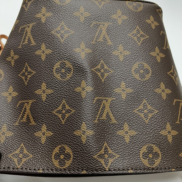 ALL IN BB Monogram Coated Canvas Brown