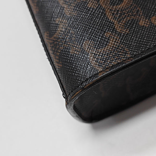 CABAS CELINE Mini Lona Revestida Marrón