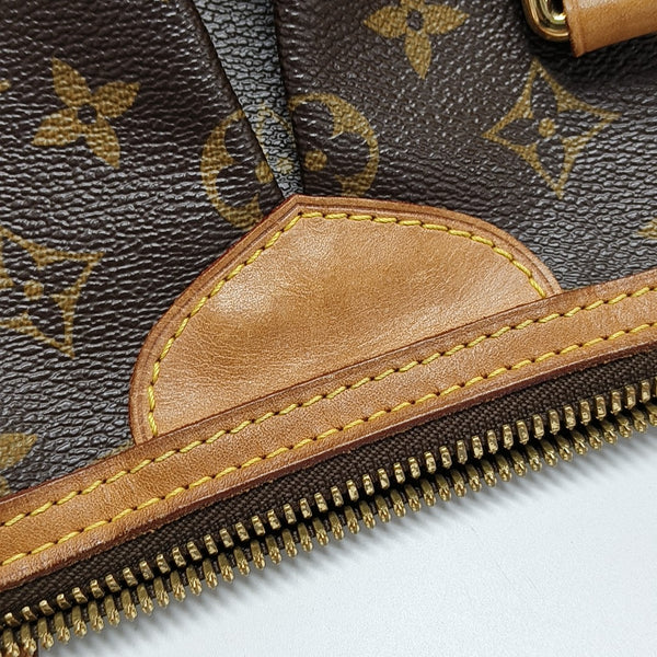 PALERMO PM Monogram Coated Canvas Brown