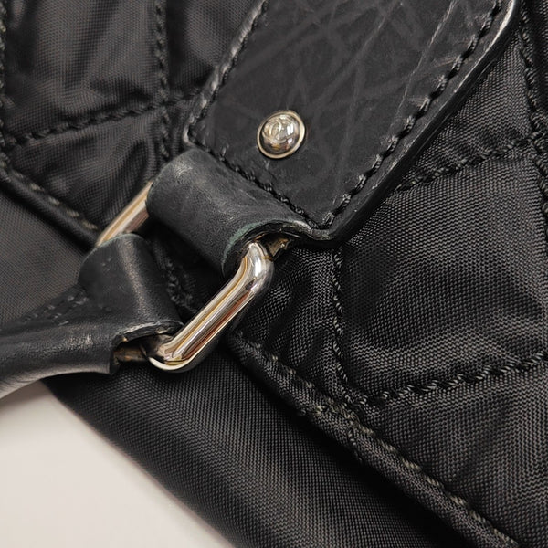 PARIS NEW YORK Quilted Fabric Black
