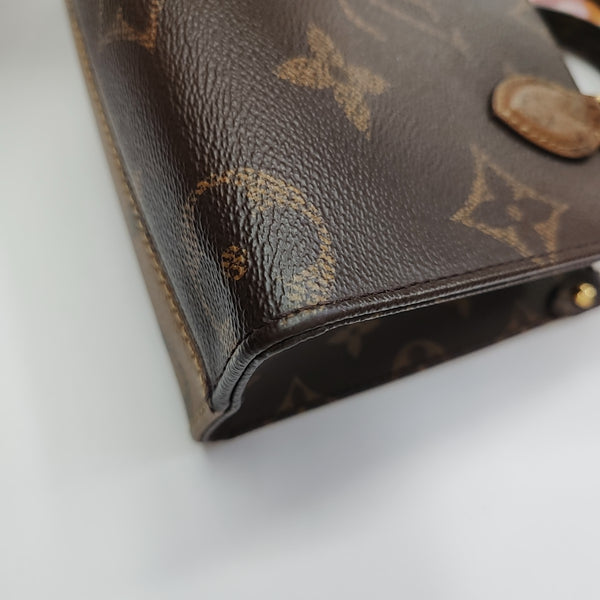 ONTHEGO BB Monogram Coated Canvas Brown