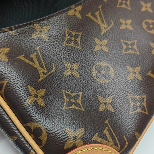 DIANE Monogram Coated Canvas Brown