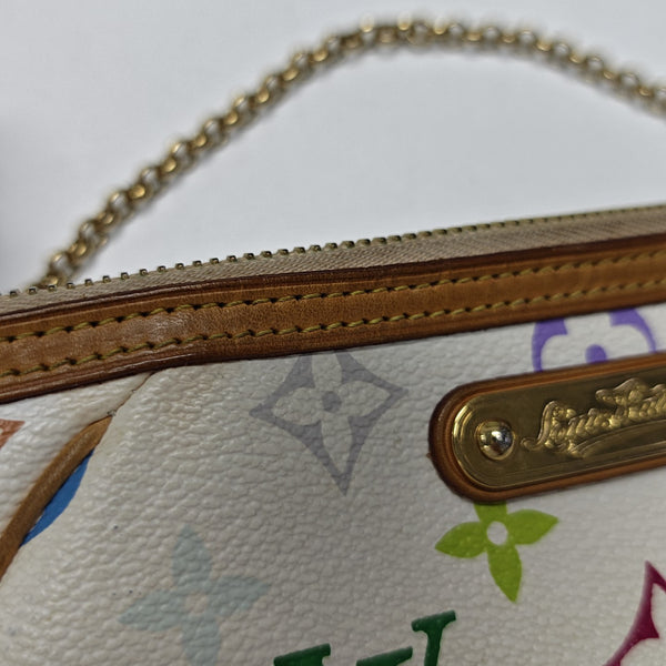 LV × TM VINTAGE MILLA Monogram Coated Canvas White