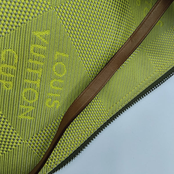 Fabric Top Handle Bag Green