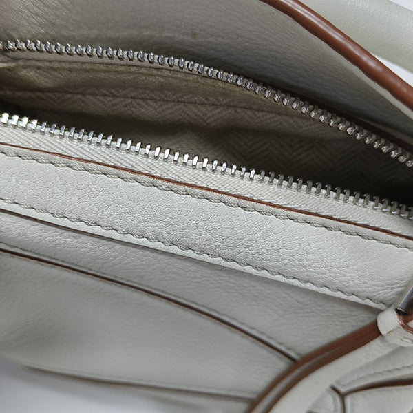 Puzzle Calfskin White