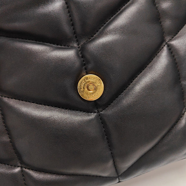 PUFFER Small Quilted Lambskin Black