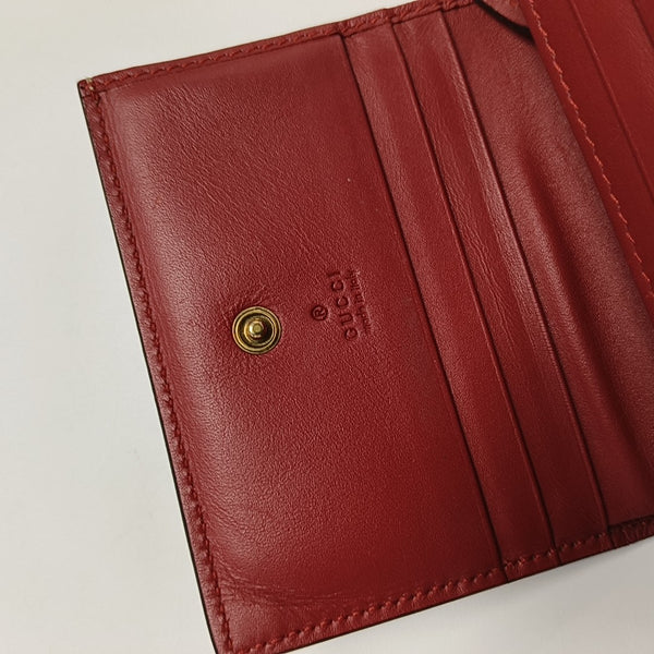 GG Supreme Monogram Coated Canvas Gray Wallet