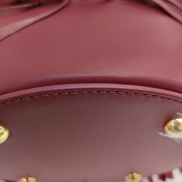 Calfskin Bucket Bag Red