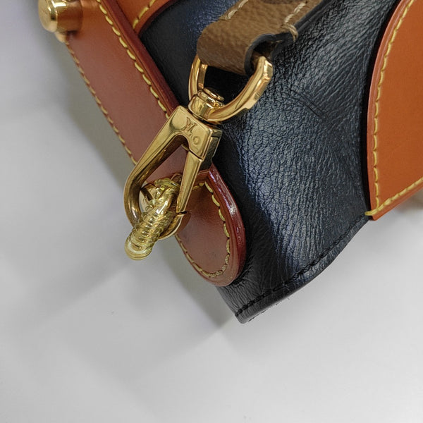 DUFFLE Monogram Calfskin Blue