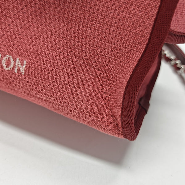 DEAUVILLE Small Fabric Red