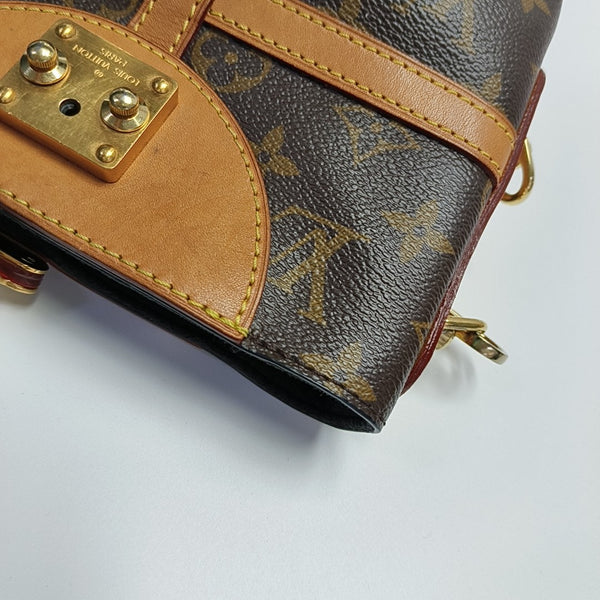 DUFFLE Monogram Coated Canvas Brown