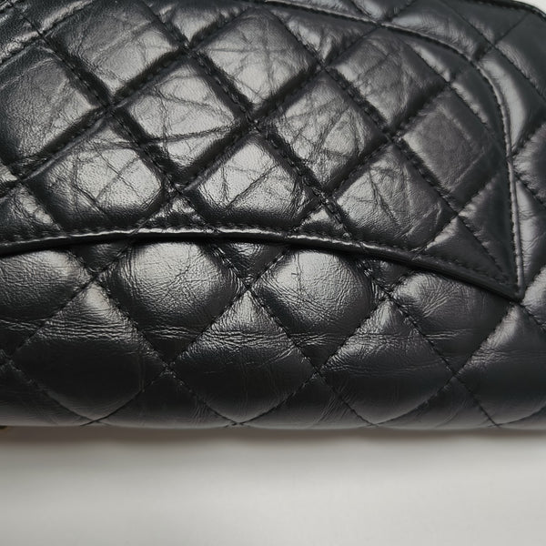2.55 Quilted Calfskin Black