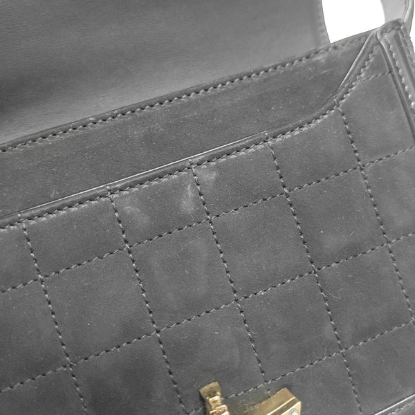 SOLFERINO Small Quilted Calfskin Black